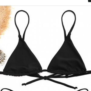 Zaful Black Bikini Top